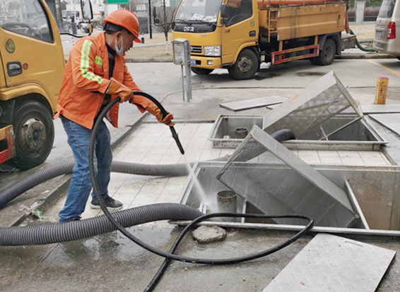 樟木头镇隔油池清理